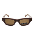 Brown Wood Sunglasses*