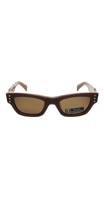Brown Wood Sunglasses*
