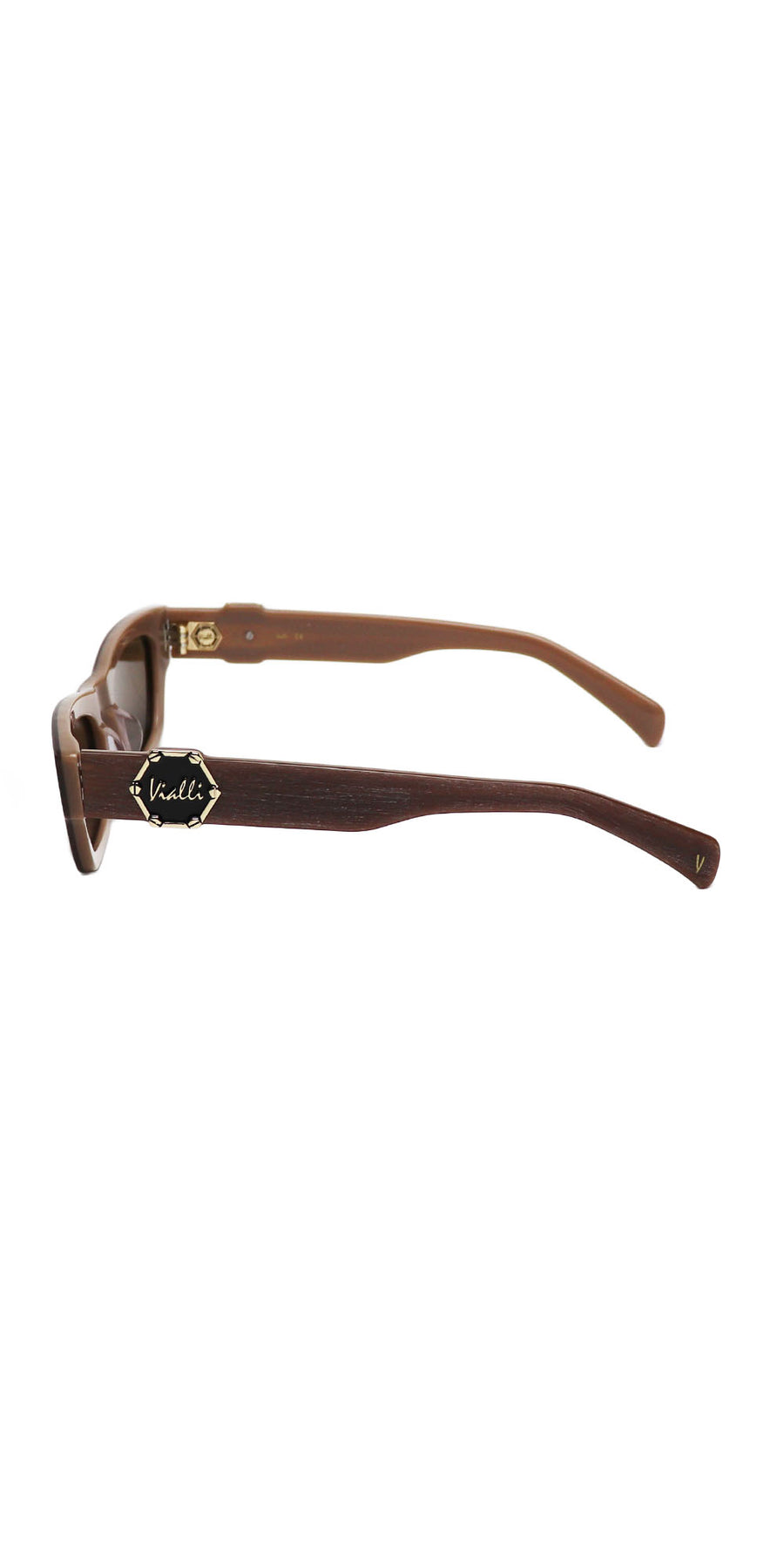 Brown Wood Sunglasses*